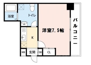 レジデア西本町の物件間取画像